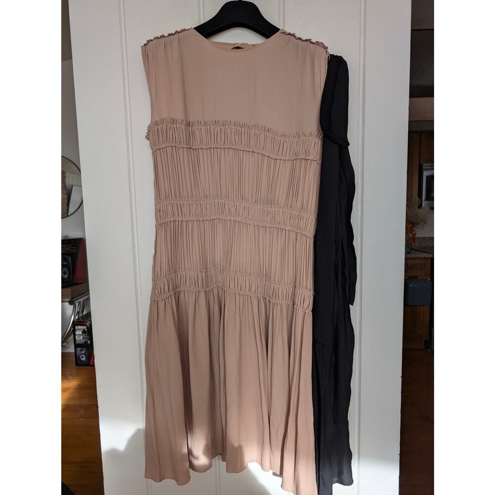 N°21 Shirred Dress with Bows - IT42